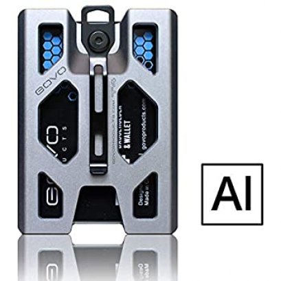 GOVO Badge Holder/Wallet – Aluminm Silver